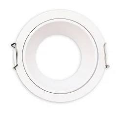 Cadre de montage MR11/GU10 MINI SPOT rond, blanche