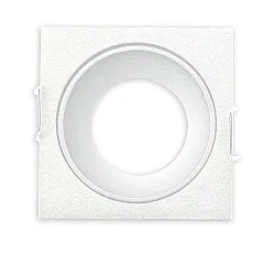 Cadre de montage MR11/GU10 MINI SPOT angulaire, blanche
