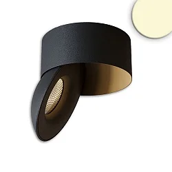 Luminaire de surface SPHERE IP54, noir gradable