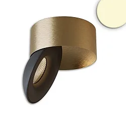 Luminaire de surface SPHERE IP54, or, noir gradable