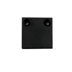 end cap EC 132 CURTAIN 10 ONE FLAT 2 pcs., black