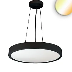 Lampe suspendue DN1000 haut bas IP44, noir gradable