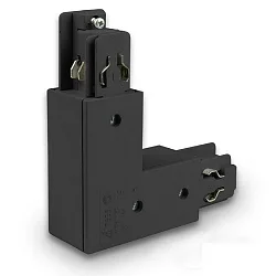 3-phase CLASSIC - L-connector, N-conductor außen, predective connector innen, black