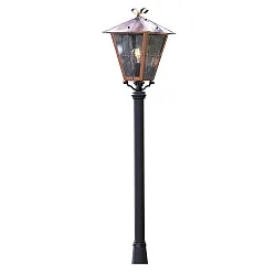 Tête de luminaire FENIX E27 IP23, cuivre, couleurs fumée