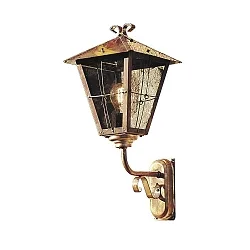 Luminaire mural d’extérieur FENIX E27 IP23, cuivre, couleurs fumée