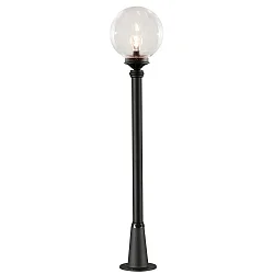 Luminaire d'allées ORION E27 IP44, noir , transparent