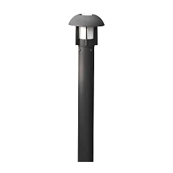 Luminaire d'allées HEIMDAL E27 IP44, opale, noir 