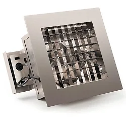 Recessed ceiling luminaire, IP23, E27 max.75W, stainless steel 304 / aluminium