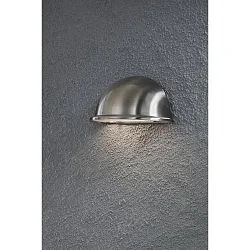 Luminaire mural d'extérieur TORINO E14 IP23, acier inoxydable