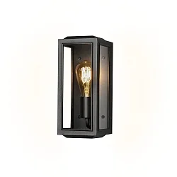 Verre pour CARPI E27 IP44, noir  gradable
