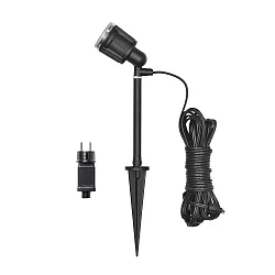 Lampe à piquet de terre AMALFI à 1 flamme IP44, noir 