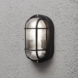 Applique et plafonnier ELMAS E27 IP44, noir 