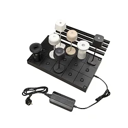 Station de recharge CHARGER TL MINI avec espaceur, 15 fois, noir