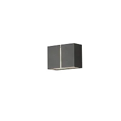 Outdoor wall luminaire PAVIA, with double cone of light, 3W 3000K 800lm, anthracite aluminium