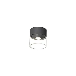 Luminaire de plafond VARESE commutable IP54, gris foncé 