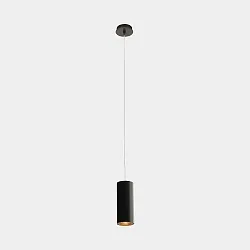Luminaire à suspension PIPE 17CM cylindrique, court GU10 IP20, noir  gradable
