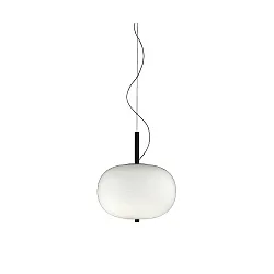 pendant luminaire ILARGI LED IP20, dark wood dimmable