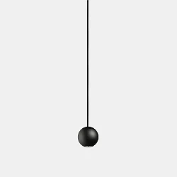 Luminaire à suspension PUNTO SINGLE LED IP20, noir gradable