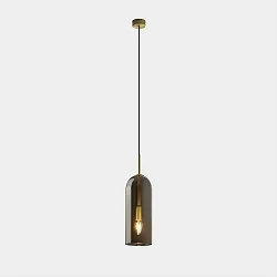 Luminaire à suspension GLAM E14 IP20, or