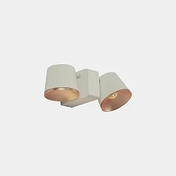 Applique et plafonnier DRONE DOUBLE LED à 2 flammes IP20, gradable