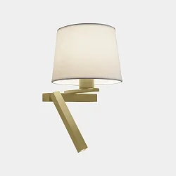 Applique et plafonnier HALL SLIM LED E27, ecran excl, or mat