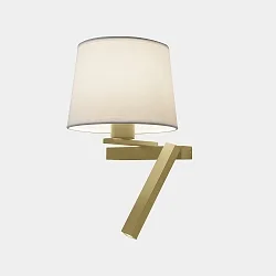 Applique et plafonnier HALL SLIM LED E27, ecran excl, or mat