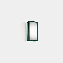 wall and ceiling luminaire SKAT MINI 200MM flat, impact resistant, on/off IP65, birch green 