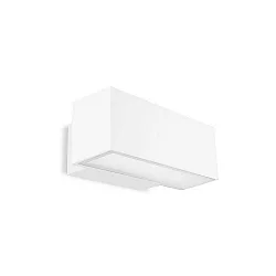 Luminaire mural d’extérieur AFRODITA LED SINGLE EMISSION - 30CM Bas, contrôlable par DALI IP66, blanche gradable