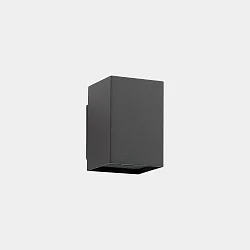outdoor wall luminaire AFRODITA POWER LED down, switchable, set back IP65, black 