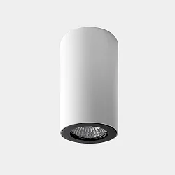 Downlight PIPE SINGLE à 1 flamme, cylindrique, rigide GU10 IP23, blanche gradable