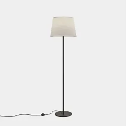 Lampadaire METRICA ROUND E27, ecran excl, noir