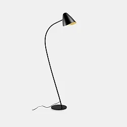 Lampadaire ORGANIC E27, noir 