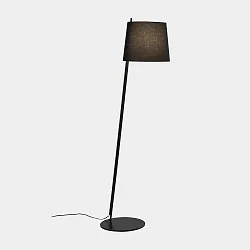 Lampadaire CLIP E27, ecran excl, noir