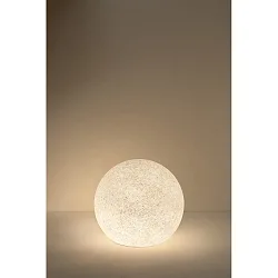 Abat-jour CISNE Ø38CM mécanique, en forme de boule, sans base, rustique, gris pierre