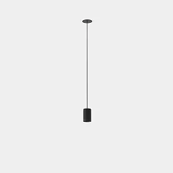Luminaire à suspension IRIS PENJANT TRIM IP23, noir gradable