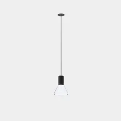 Luminaire à suspension IRIS PENJANT TRIM IP23, noir gradable