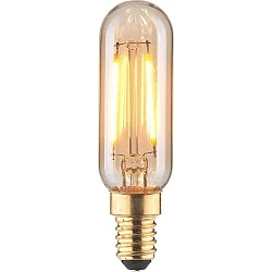 Ampoule à filament T25 TUBE GOLD commutable T25 clair E14 2,5W 180lm 1800K 320° CRI 80-89 