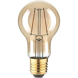 Ampoule à filament forme standard A60 GOLD commutable A60 clair E27 2,5W 180lm 1800K 320° CRI 80-89 