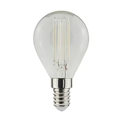 Ampoule à filament forme de gouttes WHITE P45 E14 6,5W 470lm 4000K 320° CRI 80-89 