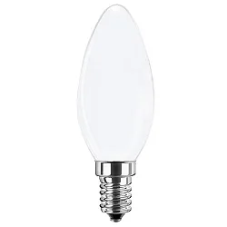 Ampoule à filament forme bougie WHITE C35 E14 6,5W 810lm 4000K 320° CRI 80-89 