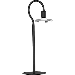Lampe de table SIMPLESSA GU10, chrome, noir  gradable
