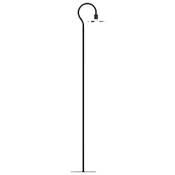 Lampadaire SIMPLESSA GU10, chrome, noir  gradable