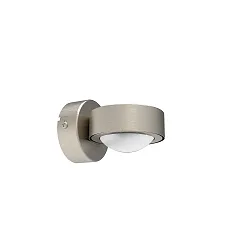 wall luminaire direct GX53 IP20, mat, satined, titanium