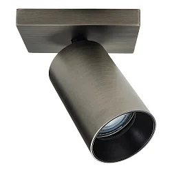 Spot SPOTON 1 pivotant, rotatif GU10 IP20, titane