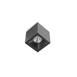 ceiling luminaire SQUARE CEILING LED IP20, black dimmable