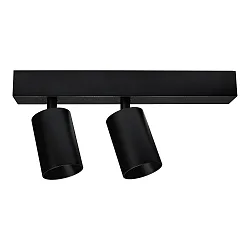spot A BLOC TWO 2 flames IP20, black dimmable