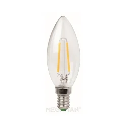 Ampoule à filament forme bougie C35 E14 3W 250lm 2700K 360° CRI 80 