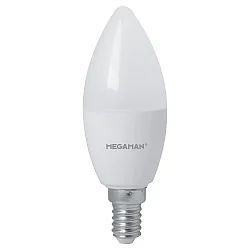 Lampe en forme de bougie LED MELLOTONE CANDLE DIM 920 C35 terne E14 6W 470lm 2000K CRI >90 gradable mat