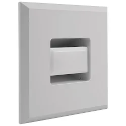 Luminaire d'encastrement mural TINA SQUARE angulaire, rotatif, direct / indirect, commutable IP22, blanche 