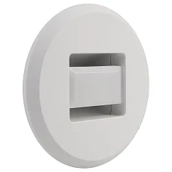 Luminaire d'encastrement mural TINA ROUND rond, rotatif, direct / indirect, commutable IP20, blanche 